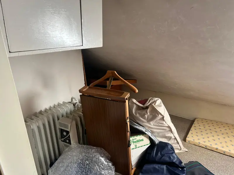Abstellraum vor unserem Einsatz