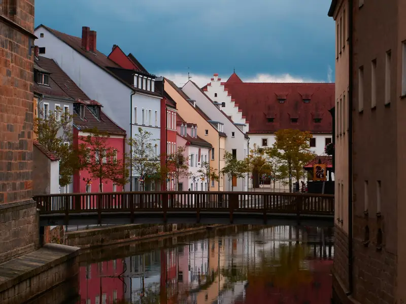 Gracht an der Vils in der Amberger Altstadt