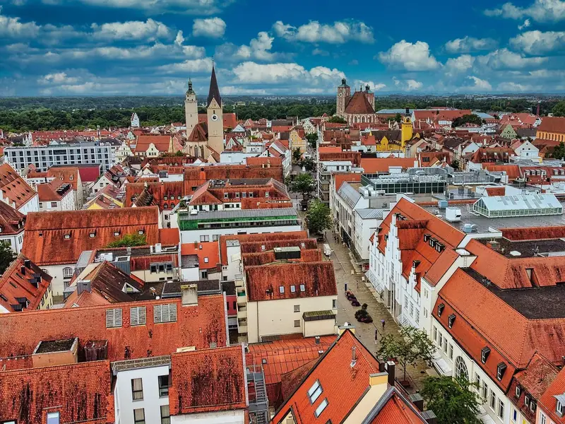 Blick über die Altstadt von Ingolstadt