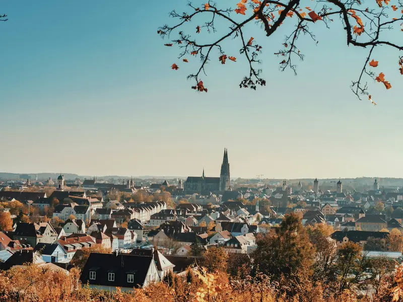 Blick über Regensburg mit dem Dom