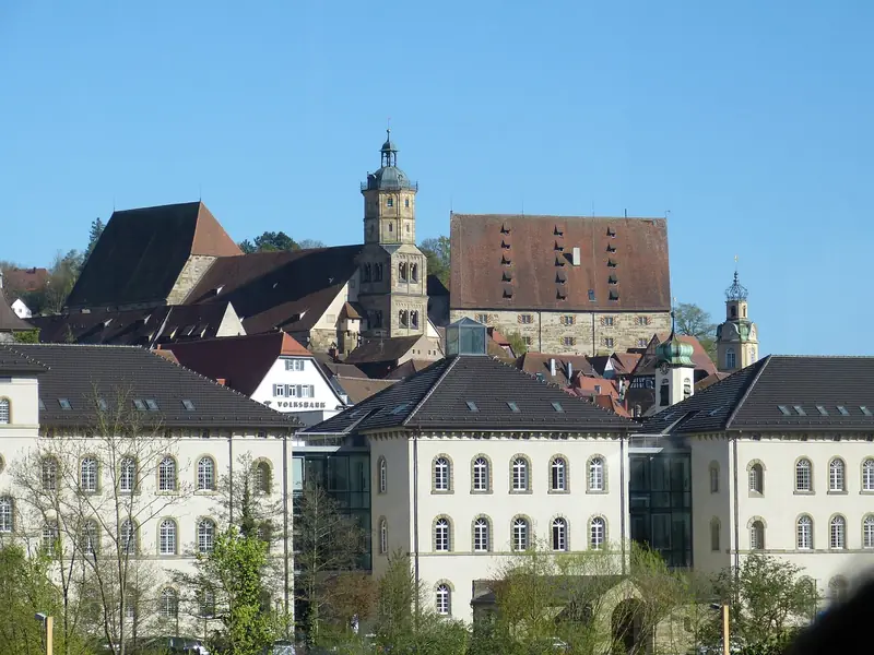 Blick über die Altstadt von Schwäbisch Hall
