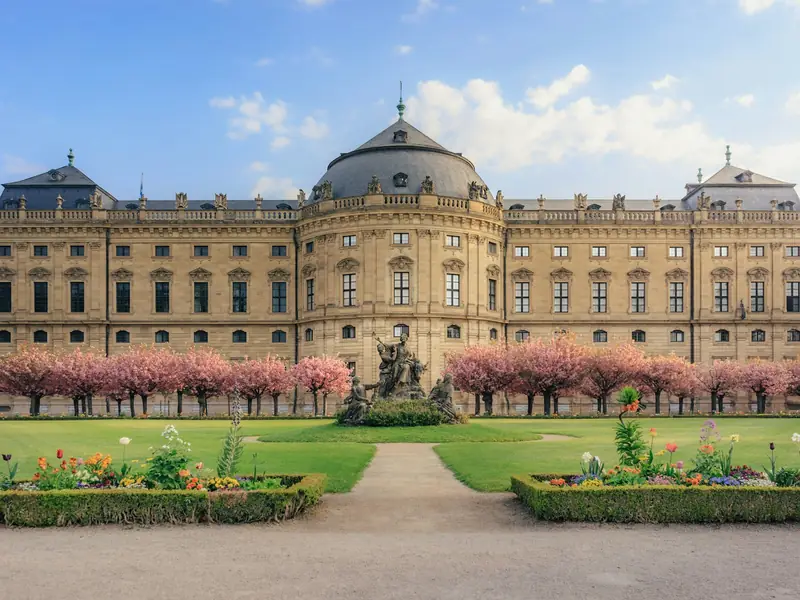 Würzburger Residenz mit Hofgarten